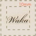 名前 ネイルシール【アルファベット・イニシャル】デザイン( Waka わか)1シート6枚入(結婚式 ネイル シール ネイルシール ハンドメイド ネイルアート ア...