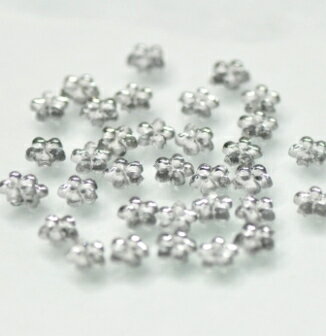 小粒フラワーアクリルストーン4mmクリア/0.5g《ネイルアート用品》