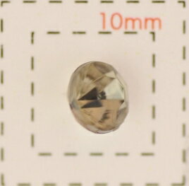 ダイヤストーン6ミリ《ネイル用ダイヤ型ラインストーン》クリアブラック20個入