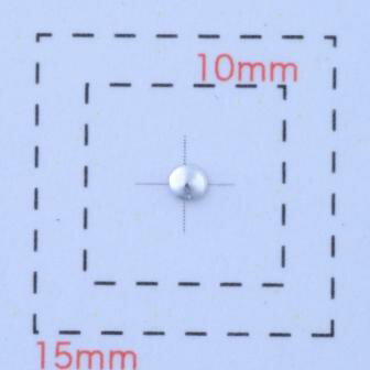 丸型メタルスタッズ2ミリ《ネイル・デコ電用パーツ》シルバー20個入