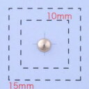 丸型メタルスタッズ3ミリ《ネイル・デコ電用パーツ》ゴールド20個入