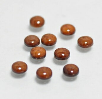 クラシカル　クラックネイルストーン《半丸球》5ミリBR　10個入