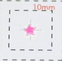 オーロラホロスター（星）《ネイル・デコ電用プラパーツ》ピンク(2)