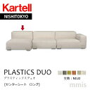 K㗝X Kartell Je \t@ PLASTICS DUO vXeBbNXfIZ^[V[g OnNILO K7093[J[ika_16mmis V CeA