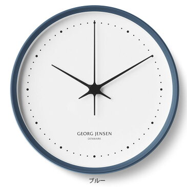 ジョージジェンセンHK CLOCK　ウォールクロック 22cm GEORG JENSEN　おうちオンライン化　エンジョイホーム　インテリアコーディネート