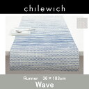 楽天mmis エムエムインテリアスペースchilewich チルウィッチ テーブルランナー WAVE ウェーブ36×183cm RUNNERmmis 新生活 インテリア