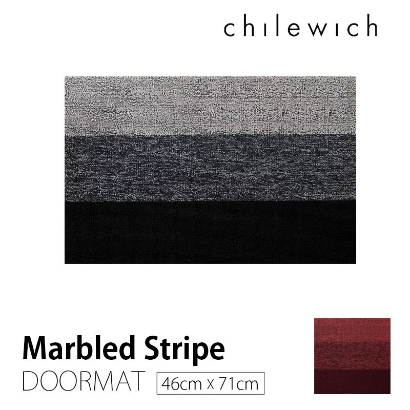 chilewich 륦å եޥåMarbled Stripe ޡ֥륹ȥ饤 4671cm (ruby ס˵ǽŪǥ...
