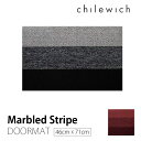 chilewich チルウィッチMarbled Stripe マーブルストライプ(ruby　廃盤）機能的でスタイリッシュなお部屋にドアマット　玄関マット　フロアマットmmis 新生活 インテリア その1