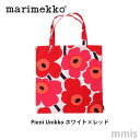 marimekko マリメッコピエニウニッコ ホワイト×レッドPieni Unikkoファブリックバッグmmis 新生活 インテリア