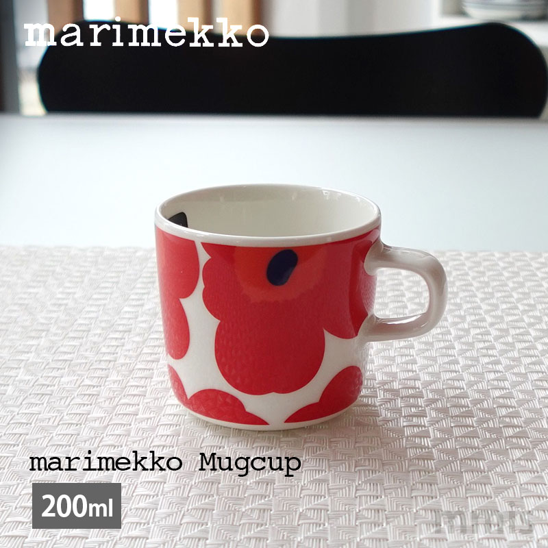 marimekko マリメッコマグ 200ml ウニッコ レッド コーヒーマグ マグカップmmis 新生活 インテリア