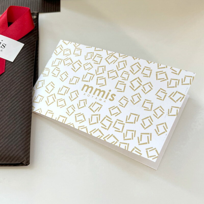 【ラッピングサービス】 ギフト用 メッセージカードmmis 新生活 インテリア