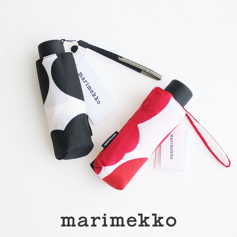 marimekko - マリメッコ - 折り畳み傘 p unikko mini manual 52209-2-48858 marimekko - マリメッコ - 折り畳み傘 p unikko mini manual 52209-2-48858 Marimekkoを象徴するUnikko柄を全面に描いた折りたたみ傘。 使うたびに愛着が湧きそうなエネルギッシュなデザインは、 雨の日の気分を明るくしてくれそうです。コンパクトに収納できるので、 バッグの荷物が多い日でも安心。6本骨/手動式。同柄の専用ケースつきです。 BRAND marimekko　マリメッコ SIZE サイズ(平置き：約) 全長17-54cm/直径105cm/持ち手3.5cm → SIZE GUIDEはコチラ FABRIC ポリエステル100% 210g COUNTRY Made in CHINA ATTENTION ※商品は実店舗での販売もしておりますので、タイムラグにより在庫数のずれが生じる場合がございます。 万が一品切れの場合は誠に申し訳ございませんが、何卒、ご容赦の程お願い申し上げます。 【返品・交換・複数購入の注意事項】
