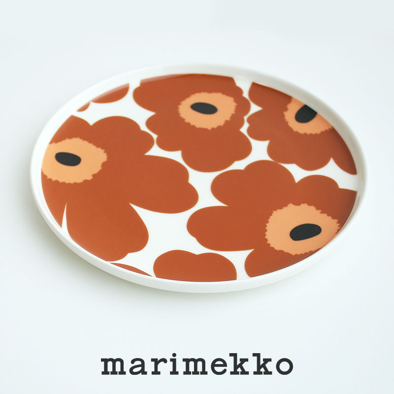 【SALE対象外】marimekko マリメッコ　 Unikko プレート20cm 52209-4-70399【RCP】