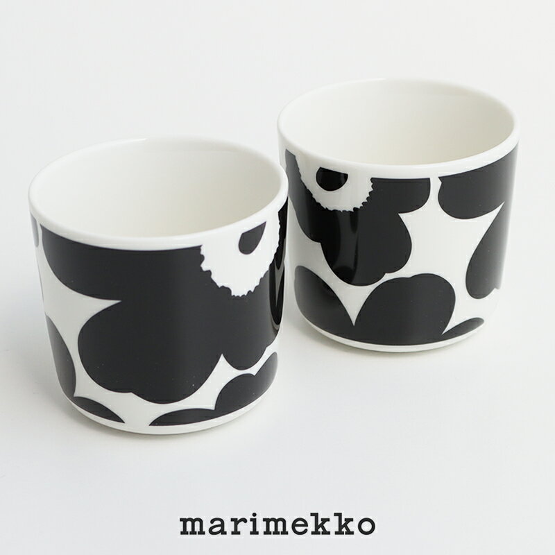 marimekko マリメッコ　Unikko コーヒーカップセット（ハンドルなし） 52219-4-70637【RCP】ギフト 【GEAR/HOME】 [sang]のサムネイル