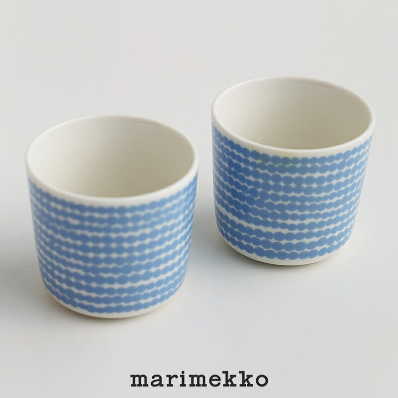 マリメッコ コーヒーカップ 【日本限定】marimekko マリメッコ　Rasymatto コーヒーカップセット(ハンドルなし) 52239-4-72280【RCP】【GEAR/HOME】 [sang]