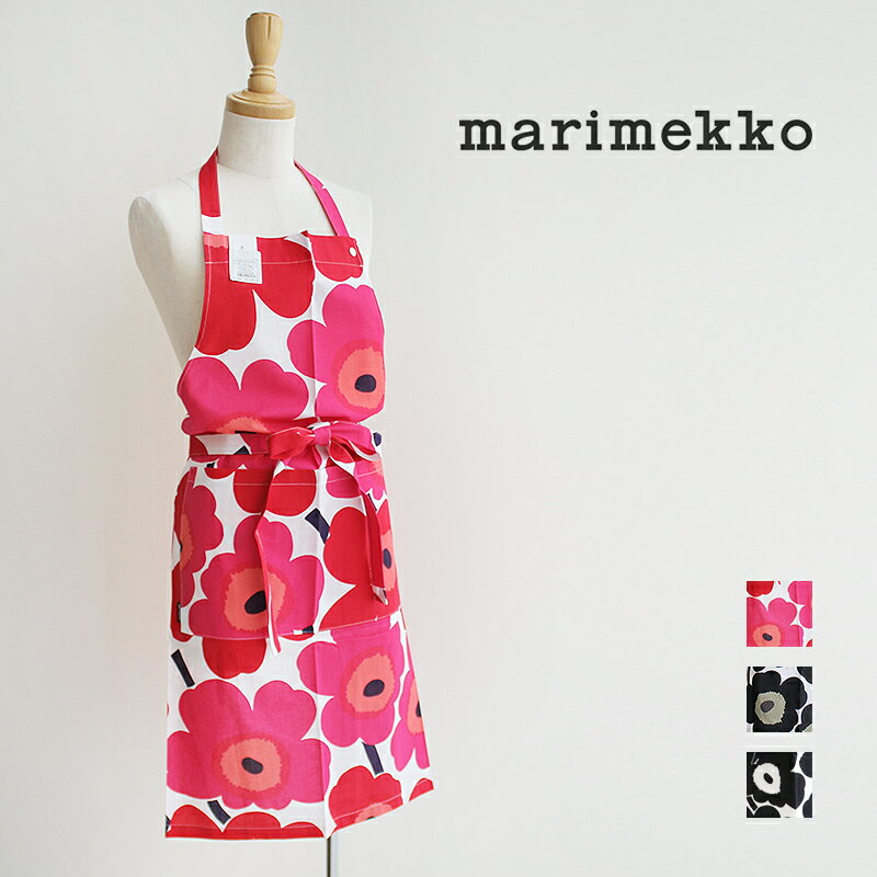 marimekko マリメッコ　Pieni Unikko エプロン 52631-6-4161【RCP】ギフト【GEAR/HOME】[sang]