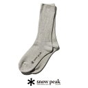 snow peak スノーピーク Recycled コットンソックス AC-22SU00400MG/AC-22SU00400EC AC-22SU00401MG/AC-22SU00401EC【RCP】アパレル New Products2022【GEAR/HOME】 sang