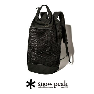 snow peak スノーピーク　Double Face Mesh Back Pack One Black AC-22SU005BK 【RCP】バッグ・リュック　アパレル