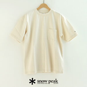 snow peak スノーピーク　Recycled Cotton Heavy T shirt Tシャツ TS-22SU40102/TS-22SU40103/TS-22SU40104【RCP】 2023SS　ユニセックス 無地T