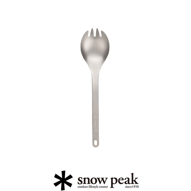 snow peak スノーピーク チタン先割れスプーン SCT-004【RCP】【GEAR/HOME】キャンプ ナイフ フォーク スプーン 箸 sang