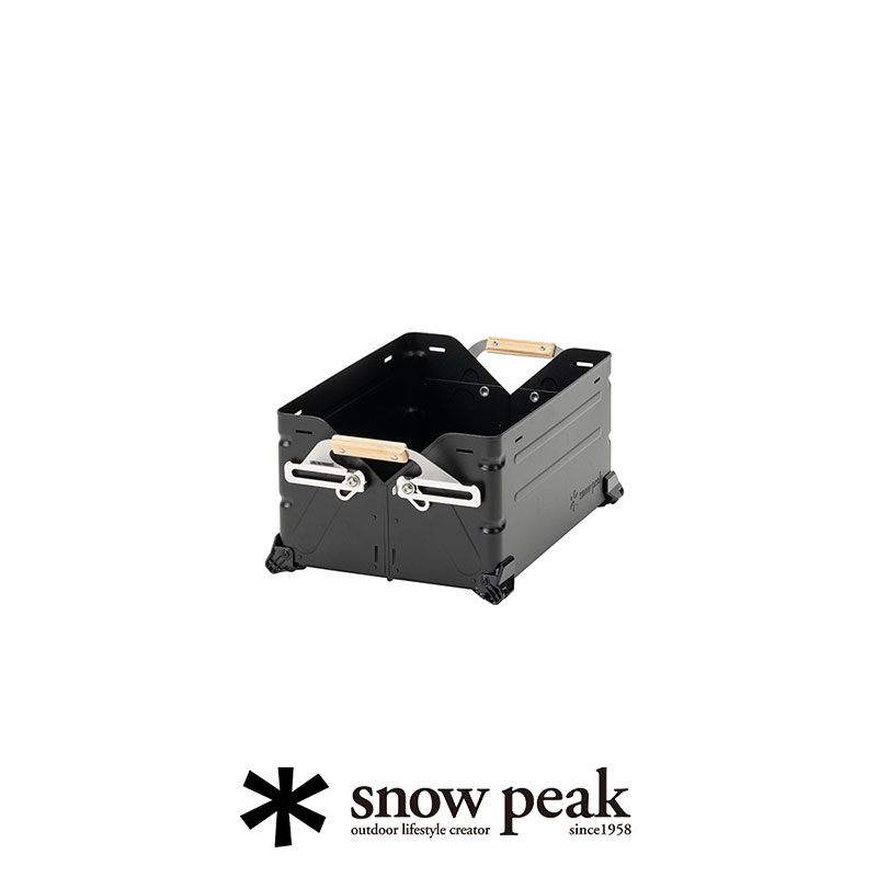 snow peak スノーピーク シェルフコンテナ 25 ブラック FES-037-BK【RCP】雪峰祭2023春限定 キャンプ・アウトドア キャリーバッグ・コンテナのサムネイル