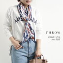 \FINAL SALE/【30%OFF】THROW スロー RIVER スカーフ TH241-S08P【RCP】2024SS
