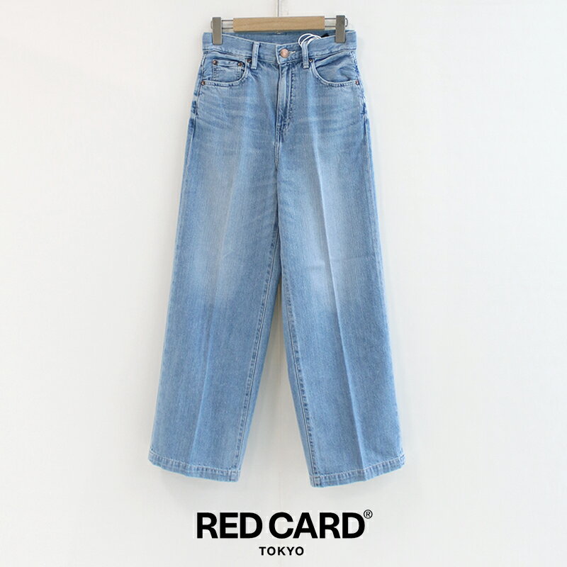 RED CARD TOKYO レッドカード　Slogan ストレートデニムパンツ 98W10701ALT 【RCP】2025SS 313d