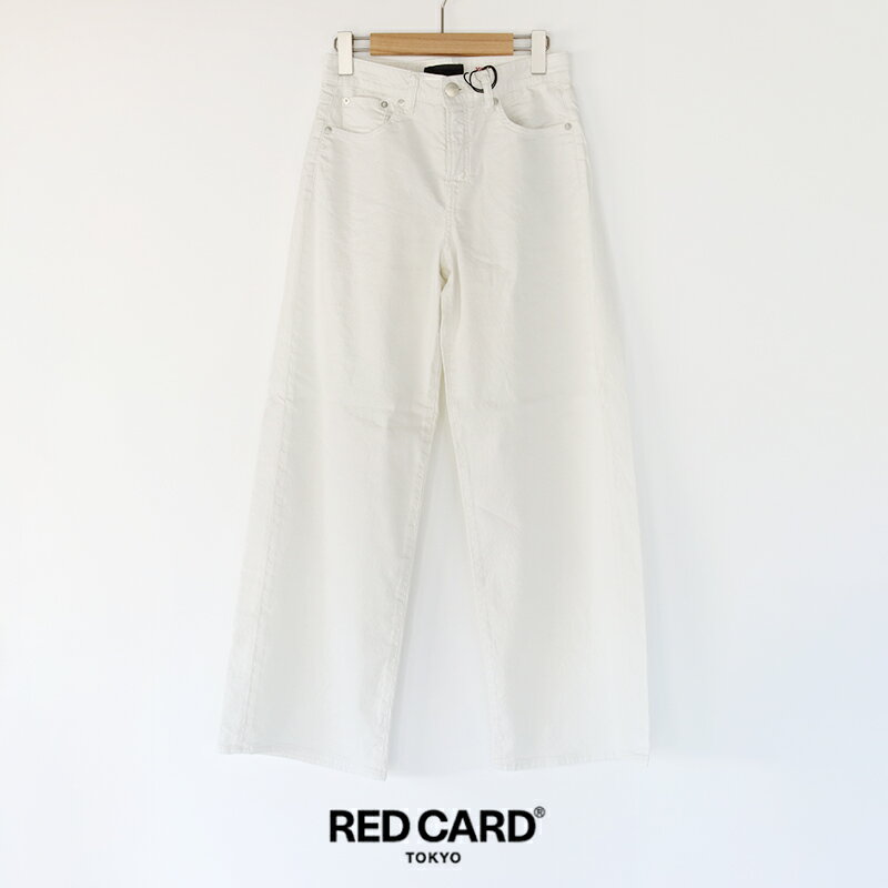 樂天商城 - RED CARD TOKYO レッドカード　35th Anniv.Wide　35thアニバーサリーワイドパンツ　24W10101AWH 【RCP】2026SS　ボトムス