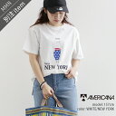 AMERICANA×MMN【別注アイテム】 アメリカーナ MISS シリーズ プリントTシャツ ASO-709GB/1 / ASO-709GB/2 / ASO-709GB/3【RCP】2024SS カットソー トップス