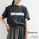 AMERICANA アメリカーナ AMRCNロゴプリントTシャツ BRF-750A/2【RCP】2025SS カットソー