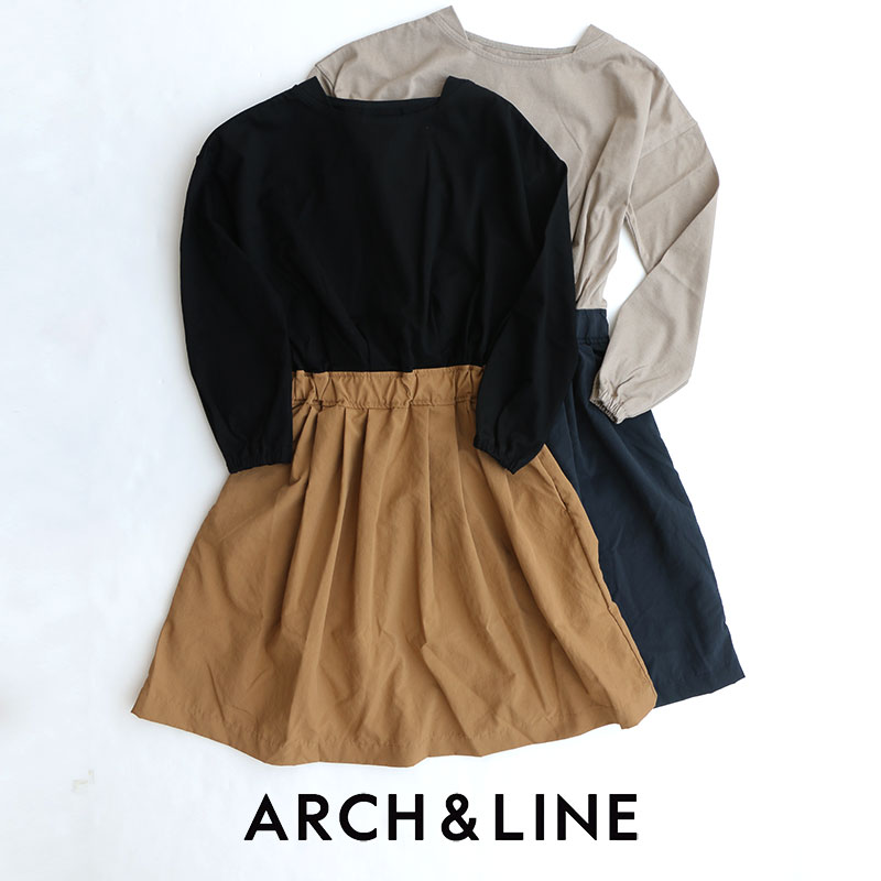 楽天Mmn　エムエムエヌ【50％OFF】【kids】【M/L/XL】ARCH&LINE アーチアンドライン　コンプレッションバイカラードレス AL912608【RCP】 sss dss mss