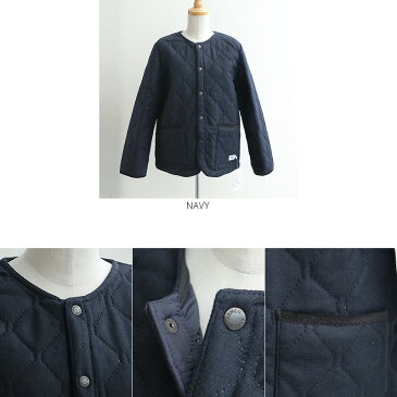 n【2018AW】【送料無料】ARMEN アーメン ノーカラージャケット NAM1851WJ【RCP】