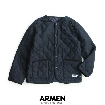 n【2018AW】【送料無料】ARMEN アーメン　ノーカラージャケット NAM1851WJ【RCP】