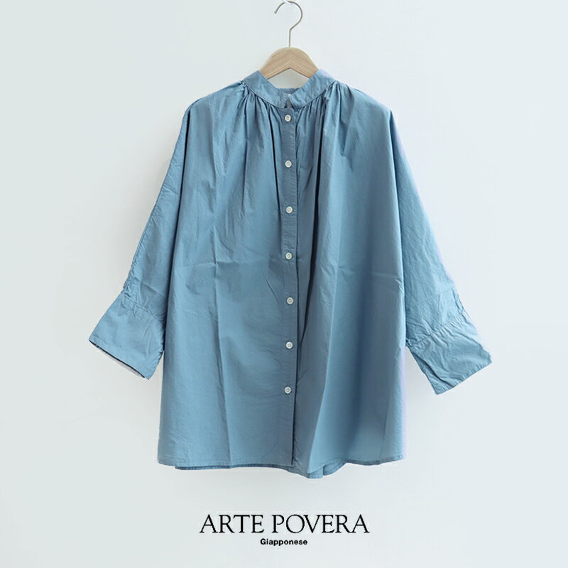 ARTE POVERA アルテポーヴェラ　80タイプライター染めポンチョシャツ 2023SPRING08【RCP】2023SS