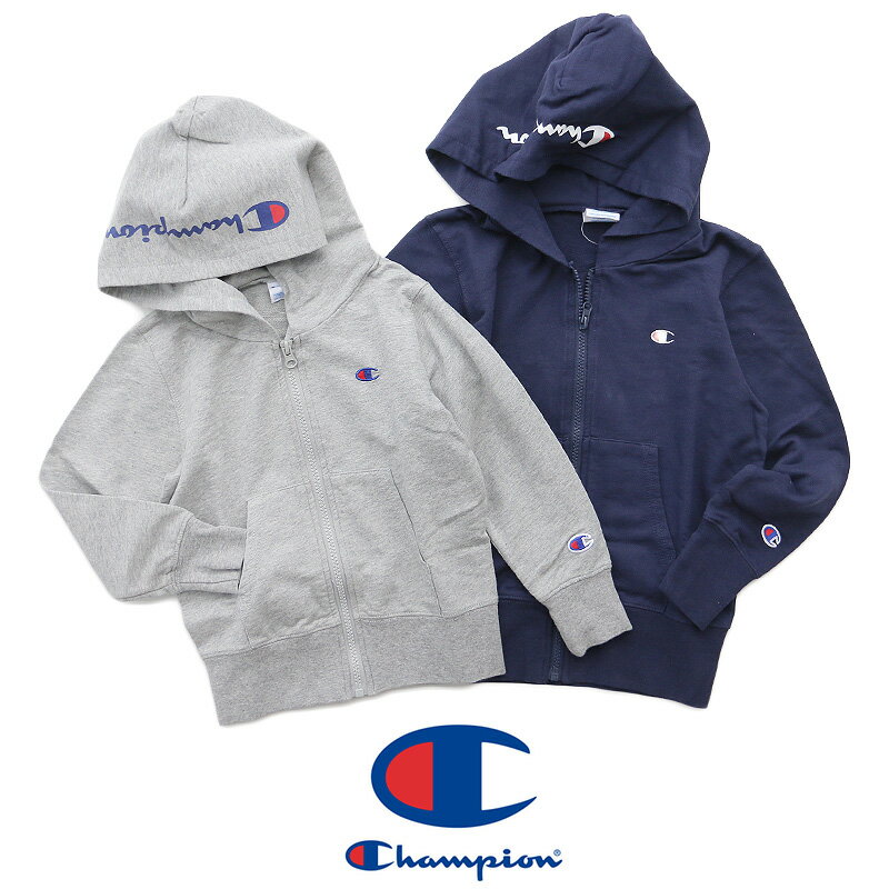【50％OFF】【kids】Champion チャンピオン　ジップフードスウェット CS4959【RCP】のサムネイル