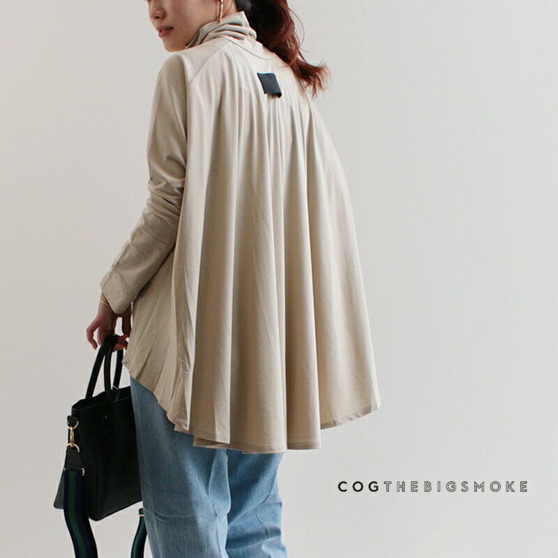 COGTHEBIGSMOKE コグザビッグスモーク ELYSE FLAIR HIGH NECK TOP フレア ハイネックT 9101-155-505-1【RCP】2023AW プルオーバー 0901newのサムネイル