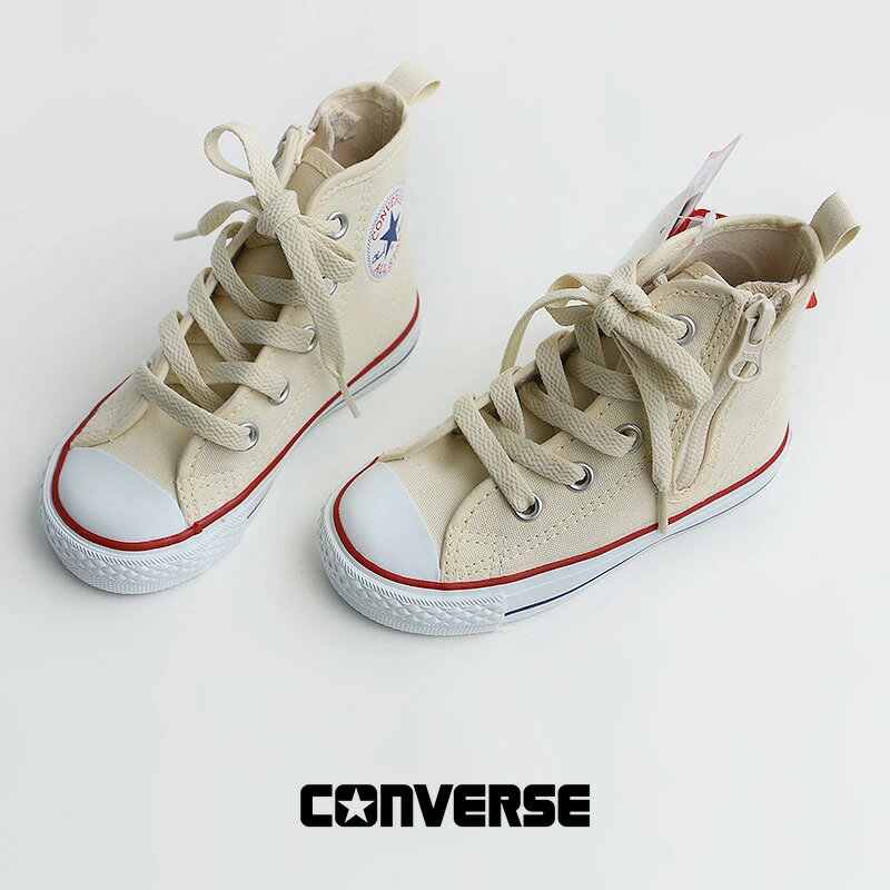 【kids】CONVERSE コンバース　キャンバス ハイカット サイドジップ 