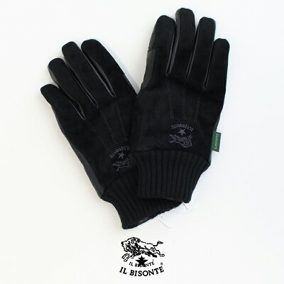 IL BISONTE イルビゾンテ COMBI LETHER GLOVES グローブ 54232-3-09282【RCP】手袋 メンズ レディース ユニセックス 父の日・ギフト