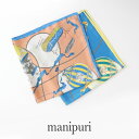 manipuri マニプリ シルクスカーフ(バルーンヒストリー) 121330001【RCP】