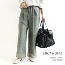 MICA&DEAL マイカアンドディール シアーワイドパンツ SHEER WIDE PANTS 01241030382024SS イージーパンツ