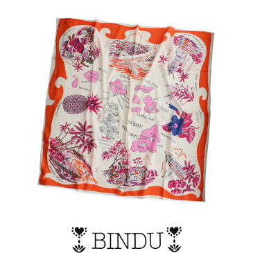 m【SALE対象外】【2018SS】BINDU ビンドゥ　コットンスカーフ 700068609/700062651/700062650【RCP】