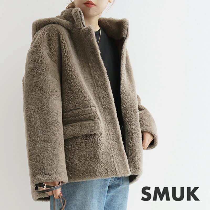 SMUK スムーク　フーディーニショートコート SK2121【RCP】ボアコート