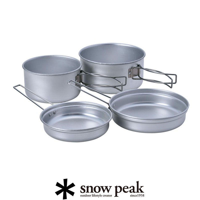 snow peak スノーピーク　アルミパーソナルクッカーセット [重量485g] SCS-020R【RCP】調理器具・アルミクッカー・再入荷　★snp【GEAR/HOME】のサムネイル