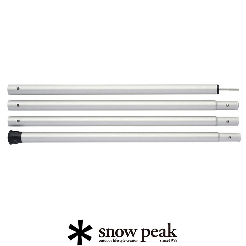 【返品不可 個別配送商品 】snow peak スノーピーク ウイングポール 240cm TP-002【RCP】ペグ ハンマー ロープ ポール ★snp【GEAR/HOME】 sang