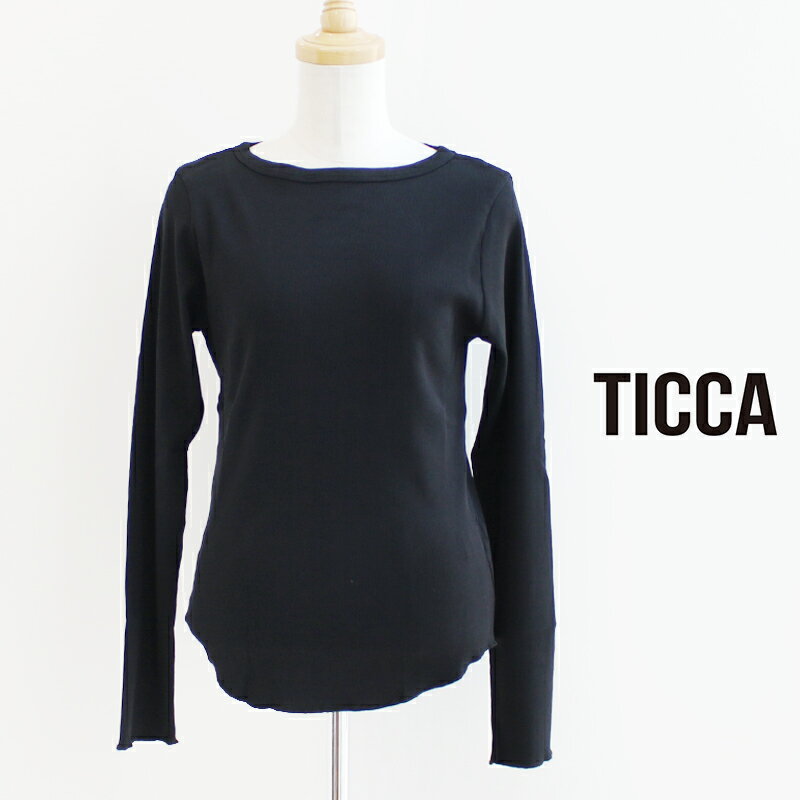 TICCA ティッカ ハイバウンドテレコロングTシャツ TBDS-1832024SS 無地ロングT