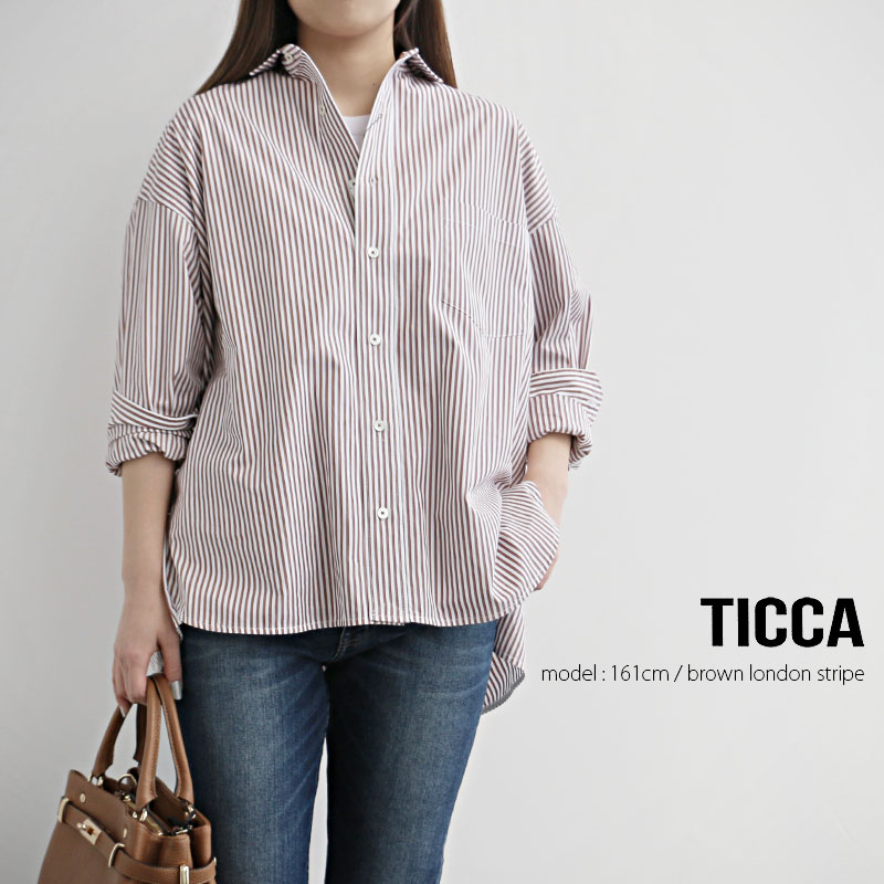 TICCA×MMN【別注アイテム】 ティッカ　スクエアビッグシャツ TBKS-321/TBKS-331【RCP】SSのサムネイル