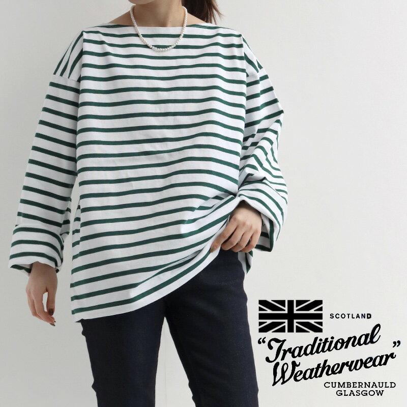 Traditional Weatherwear トラディショナルウェザーウェア ビッグマリン ボートネックシャツプルオーバー G212OSJPO0210A/G2...