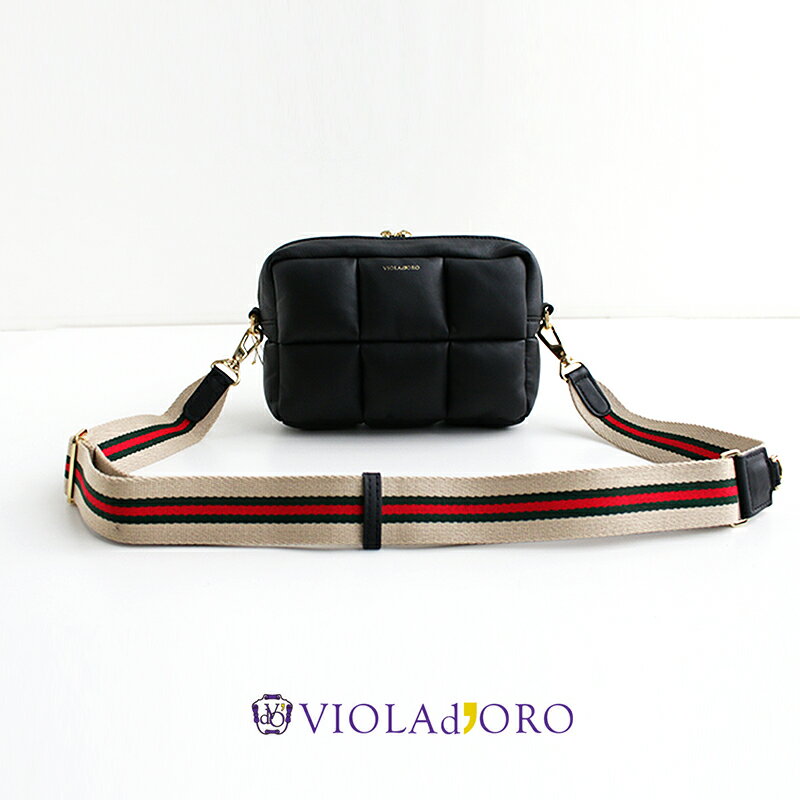 VIOLA d'ORO ヴィオラドーロ　ELMO　レザーキルティングポシェット V-8767【RCP】2024AW バッグのサムネイル