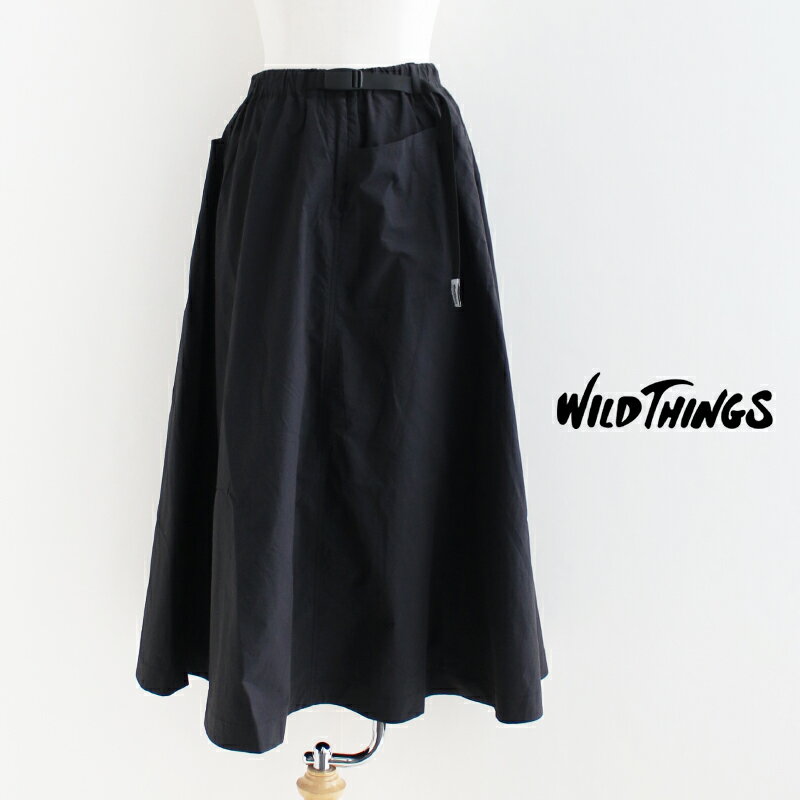 乐天商城 - WILD THINGS ワイルドシングス　RURAL FLARE SKIRT ルーラルフレアスカート WTL251-07【RCP】2025SS ボトムス