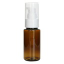ecoペットボトル50ml +ポンプ/1個 化粧水 トナー 容器 茶色 詰め替え 容器 アトマイザー 手作り コスメ 化粧品 化粧水 アルコール 用